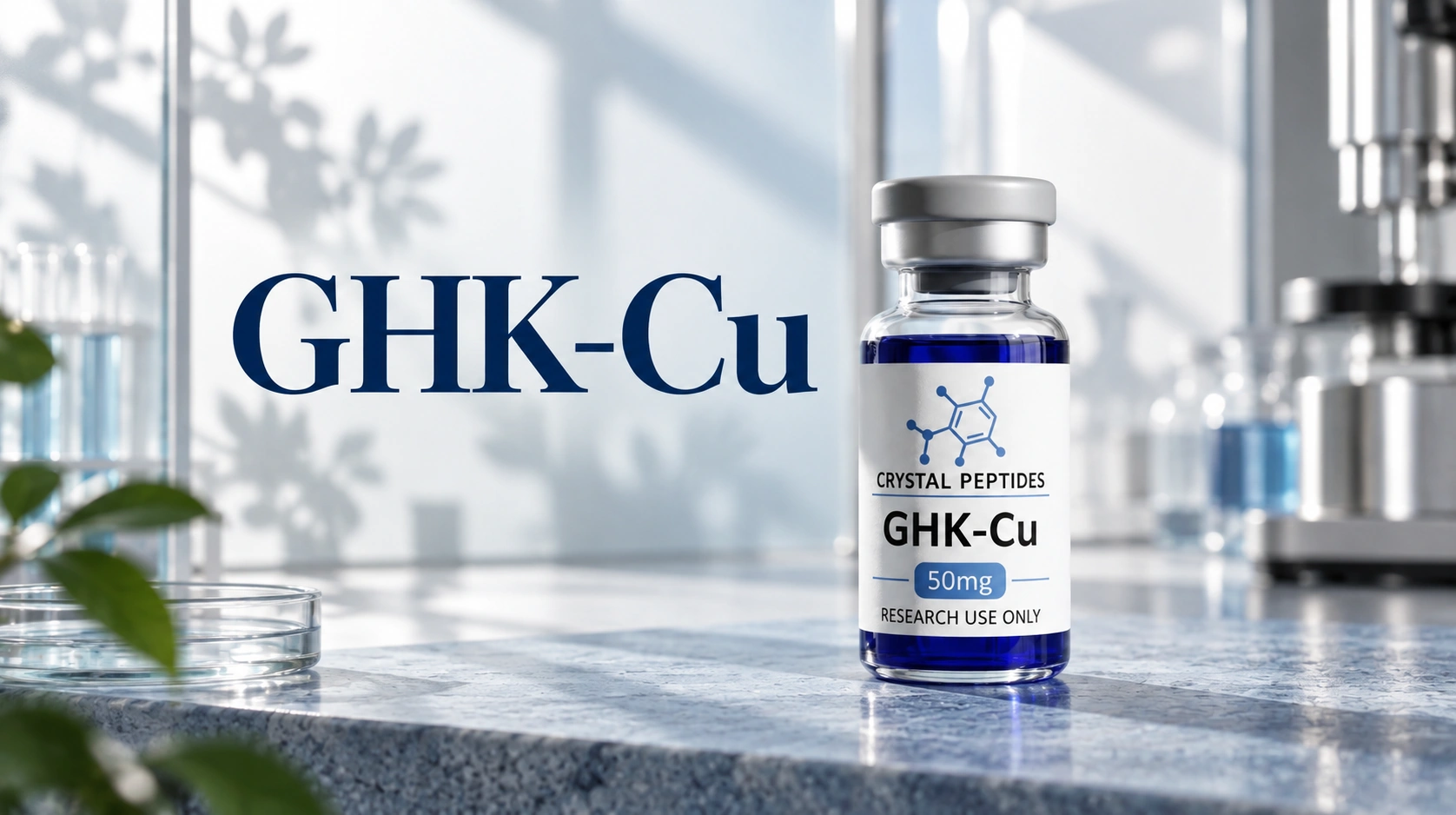 GHK-Cu : le peptide de cuivre dans la recherche anti-âge