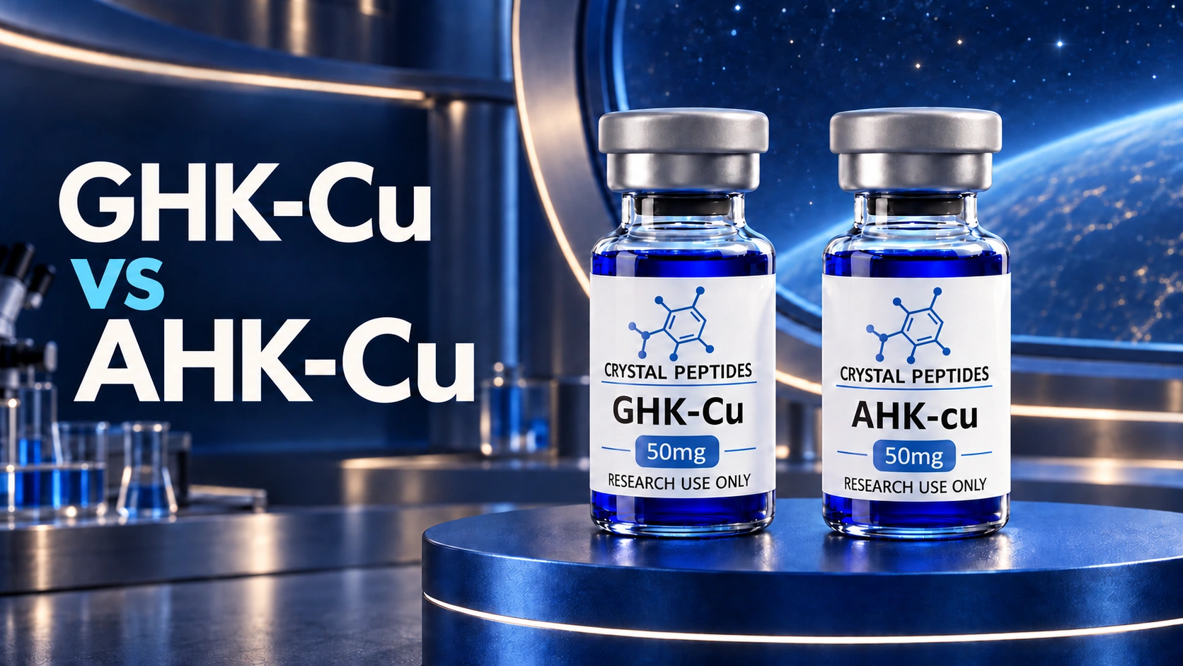 GHK-Cu et AHK-Cu&nbsp;: qu'est-ce qui change lorsqu'un acide aminé change&nbsp;?