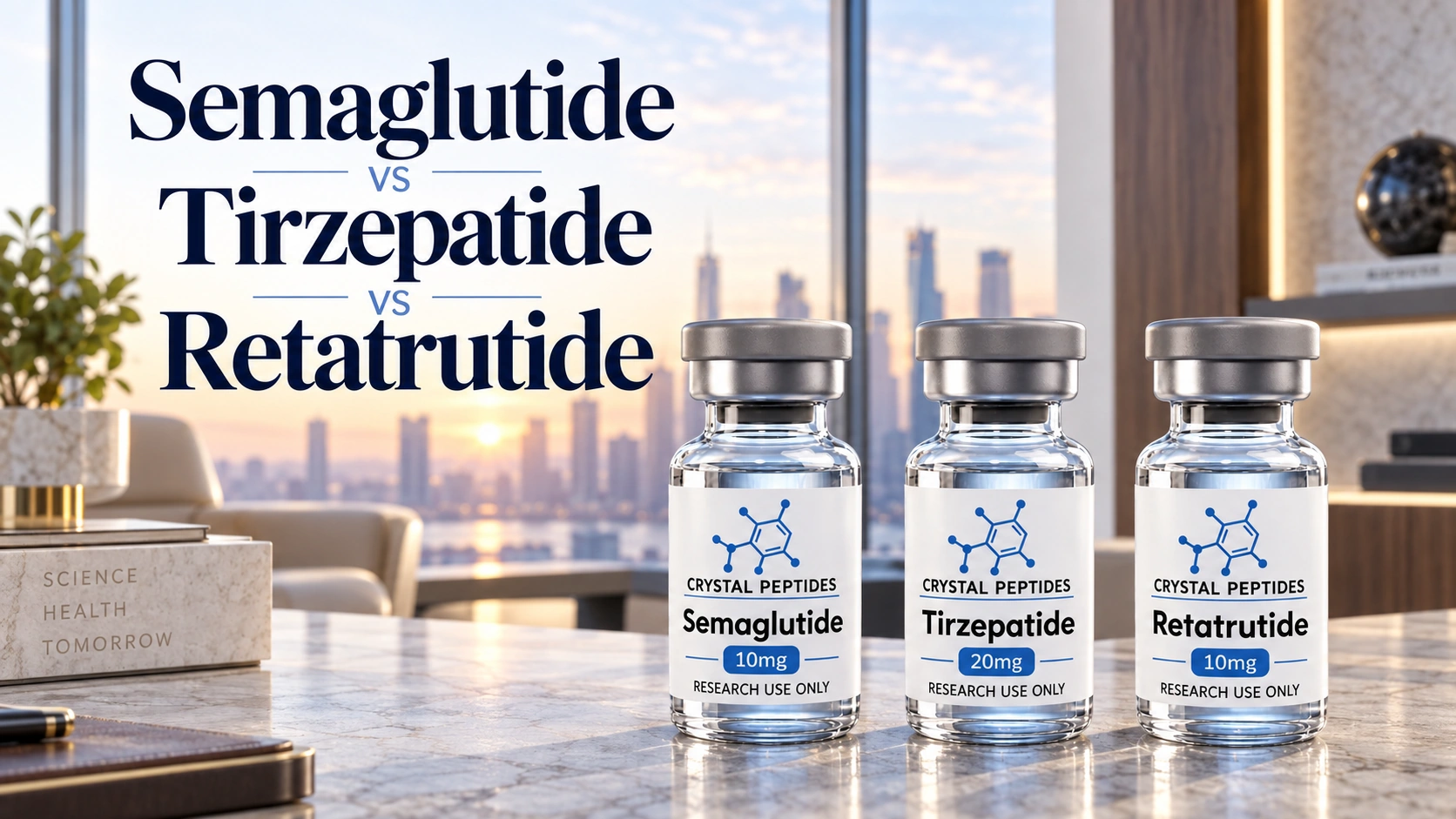 Sémaglutide, tirzépatide et rétatrutide&nbsp;: agonisme à récepteurs simples, doubles et triples
