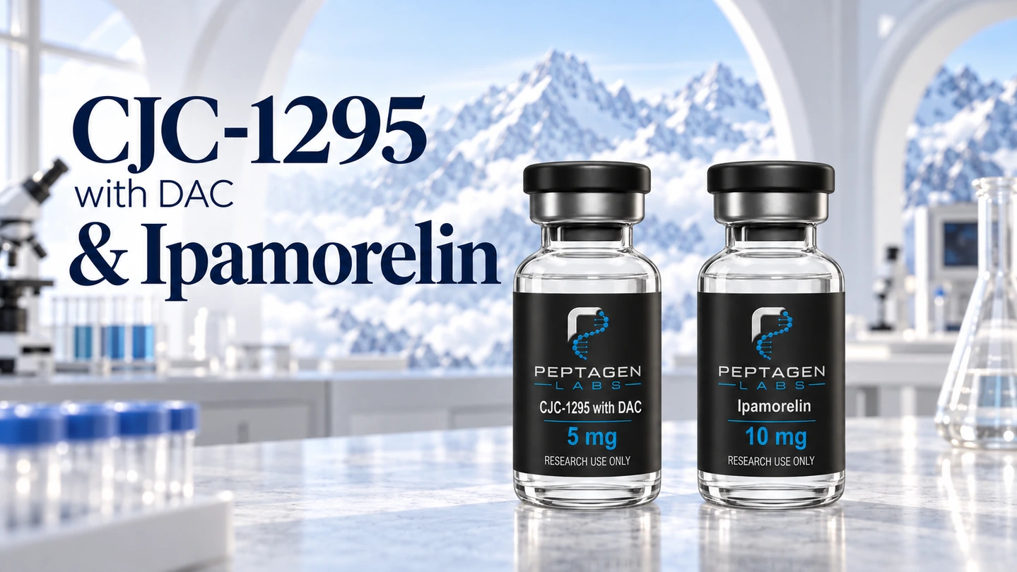 CJC-1295 et Ipamorelin : recherche sur les sécrétagogues de l’hormone de croissance