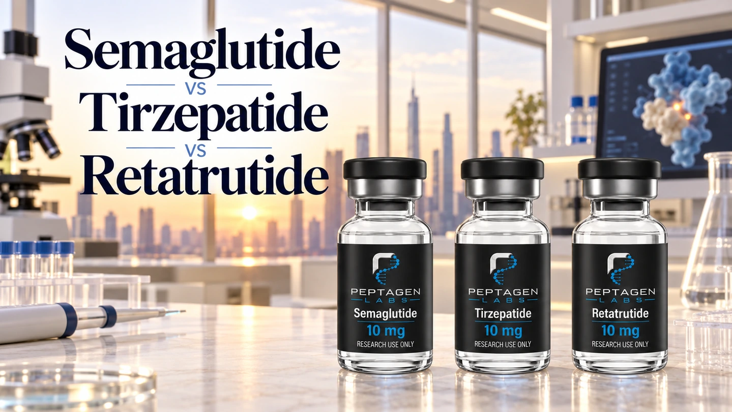 Sémaglutide, tirzépatide et rétatrutide : agonisme à récepteurs simples, doubles et triples
