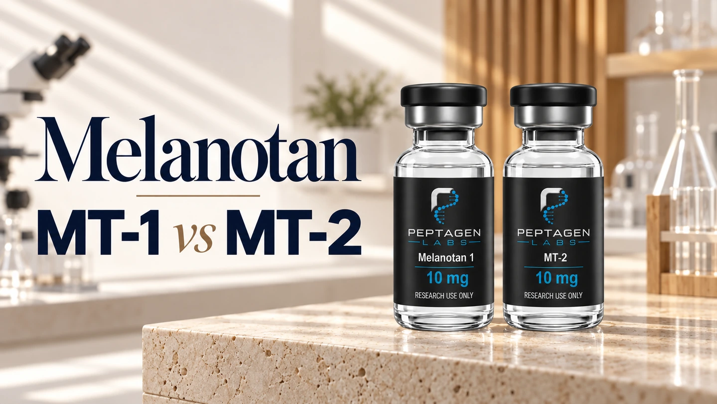 MT-1 vs MT-2 (Melanotan) : structure, données probantes et statut réglementaire